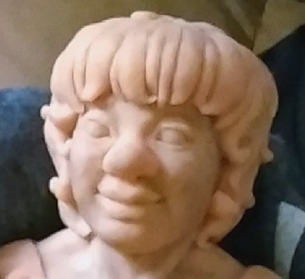 sculpture of a head