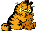 Garfield holding Pookie 1978.