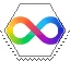 rainbow infinity neurodivergent symbol
