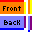 the sign texture layout replaced with blocks of solid color for each face