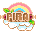 rainbow symbol charm overlaid with the name 'Pira'.