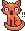 surprised orange red cat