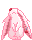 pink bunny with long floppy ears