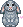 A fluffy grey bunny with long floppy ears, standing up on its back legs, facing the viewer.