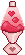 pink lavalamp with red wax